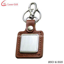 Hot Sale Leather Keychain with Metal (LM1442)